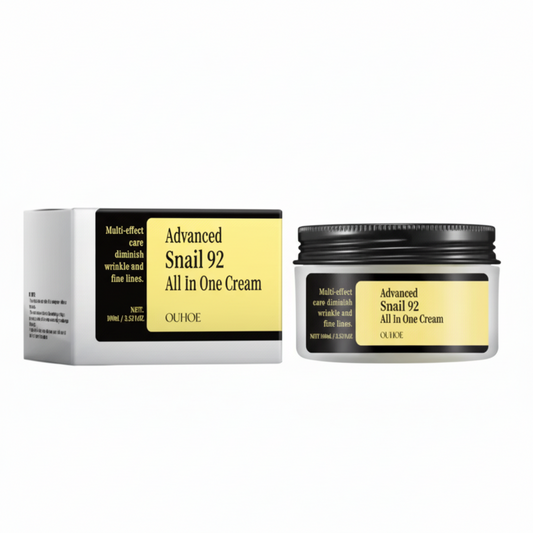 Cosrx Deep Hydration + Skin Repair with Korean Snail Mucin.